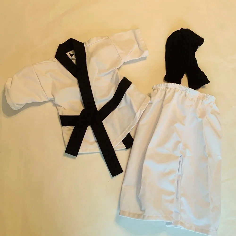 Little dragon ninja costume karate kid two-piece infant size 0 to 6 months
